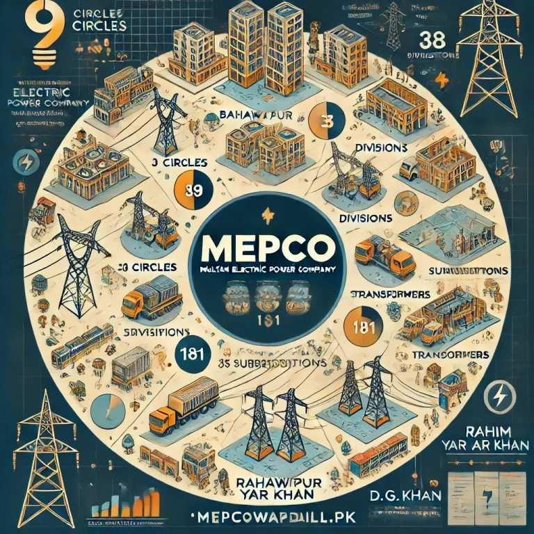 mepco distribution a poster of a diagram of electric power lines