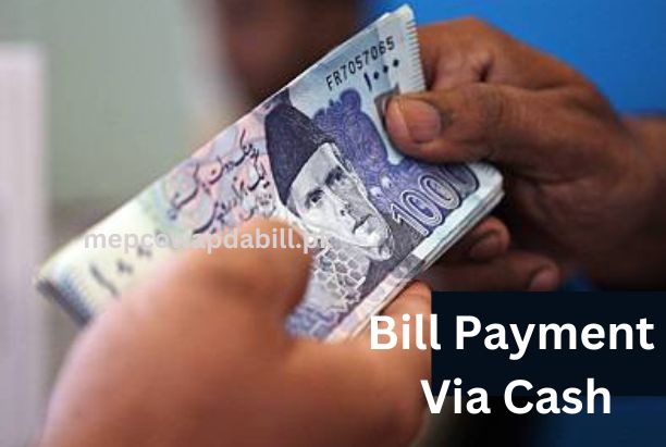 Bill Payment Via Cash in bank