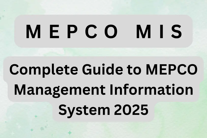 mepco mis online guide 2025