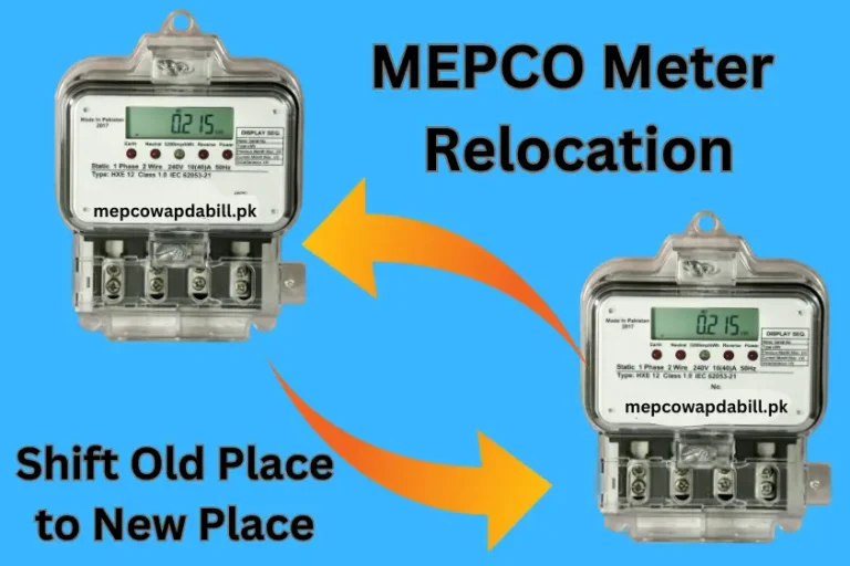 mepco meter relocation one place to another place