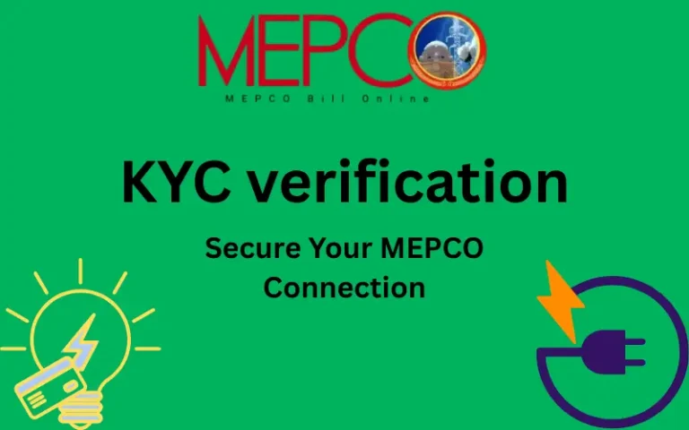 MEPCO (KYC) Know Your Consumer Verification