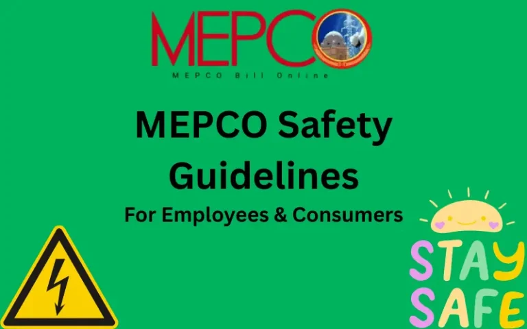 MEPCO Safety guidelines for Employees and Consumers