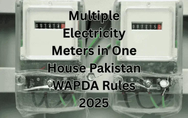 Multiple Meters in One House in Pakistan - Updated Policy 2025